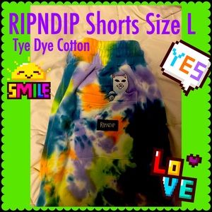 RIPNDIP Tye Dye Shorts